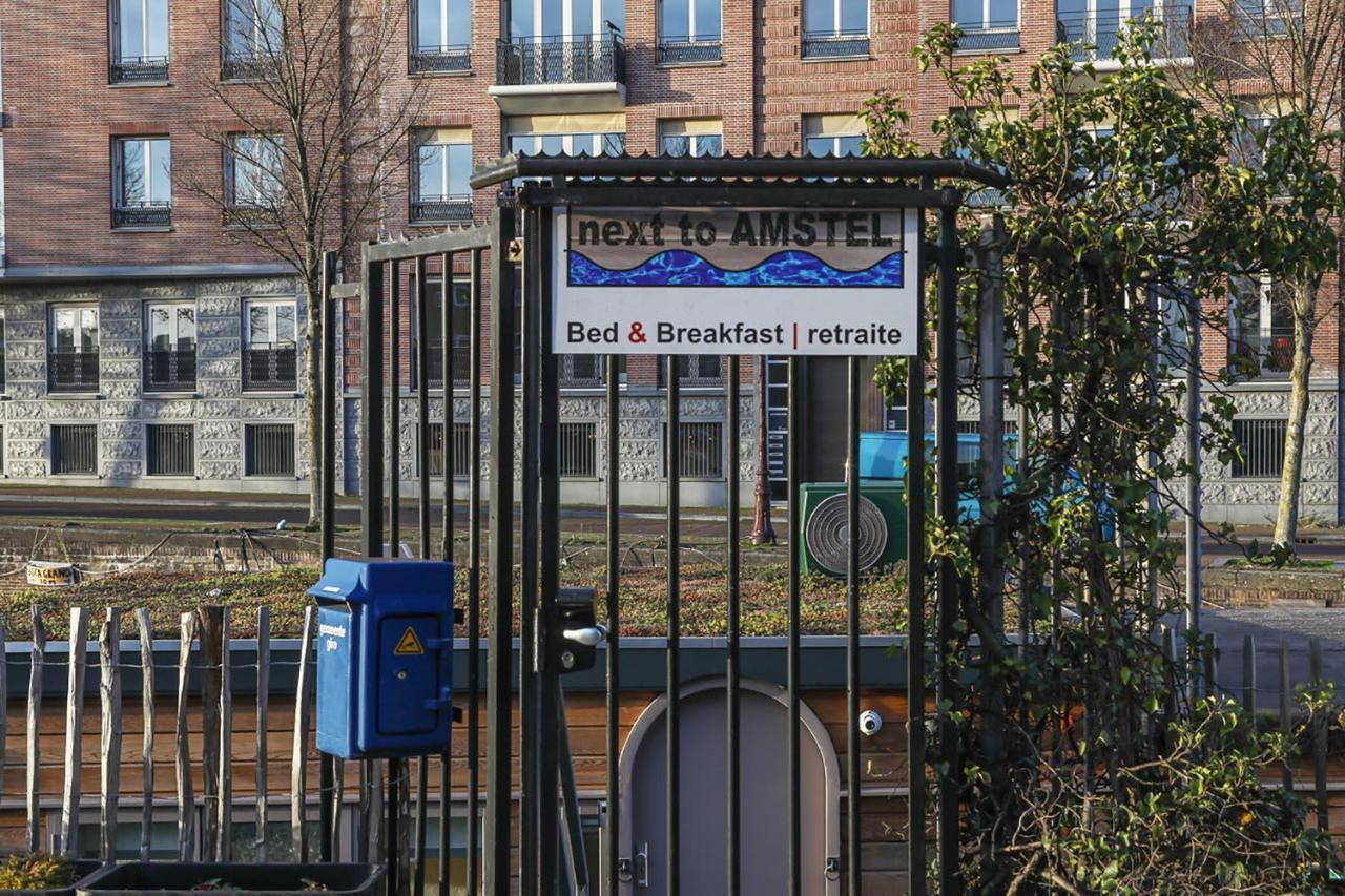 Houseboat Next To Amstel Bed & Breakfast Amsterdam Exterior photo