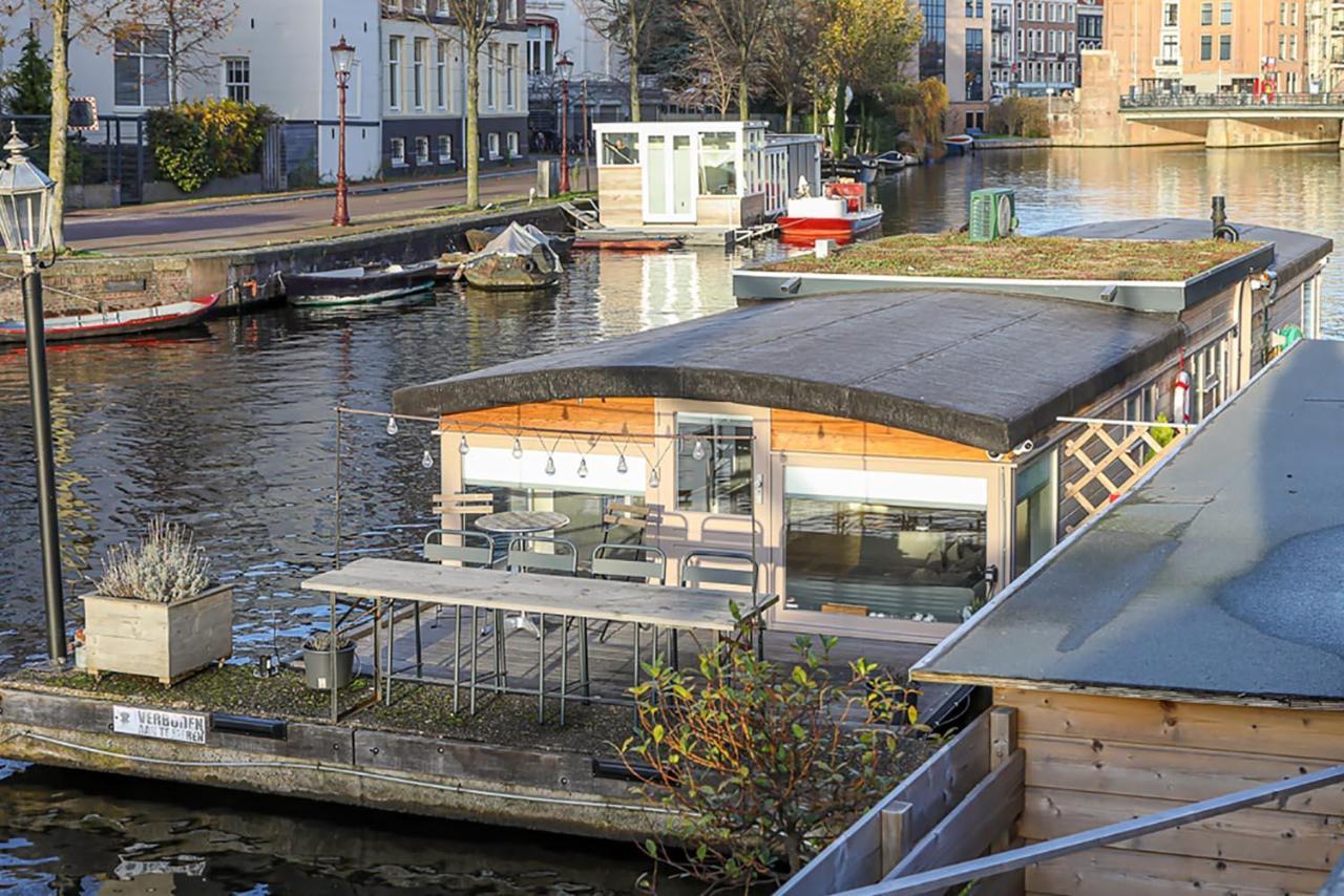 Houseboat Next To Amstel Bed & Breakfast Amsterdam Exterior photo